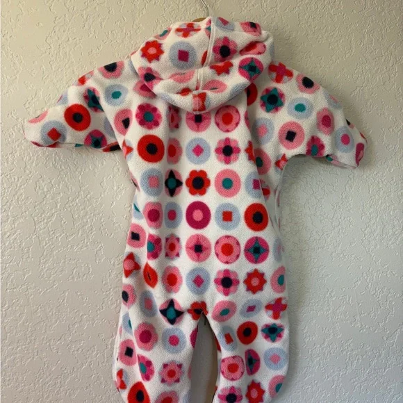 Patagonia Infant Fleece Onesie with Colorful Pattern - Picture 3 of 3